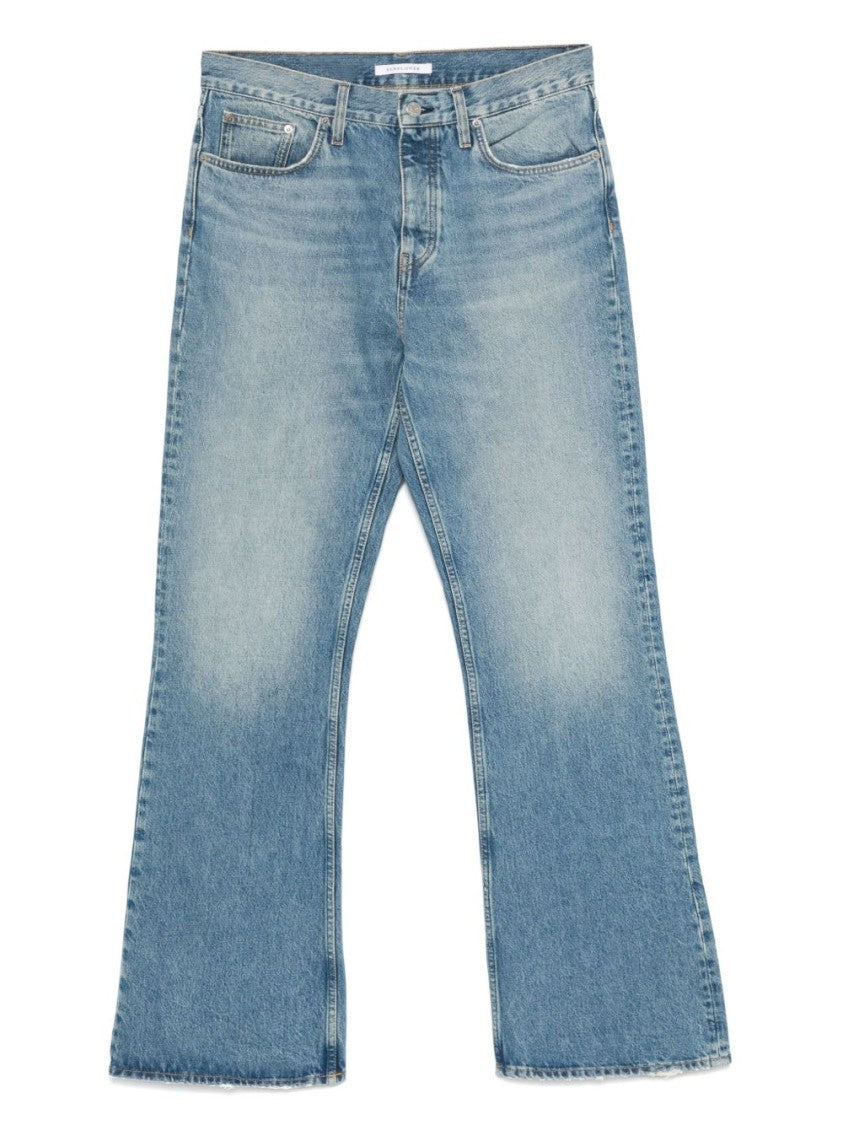 Sunflower Light Blue Cotton Jeans With Classic Five-Pocket Design