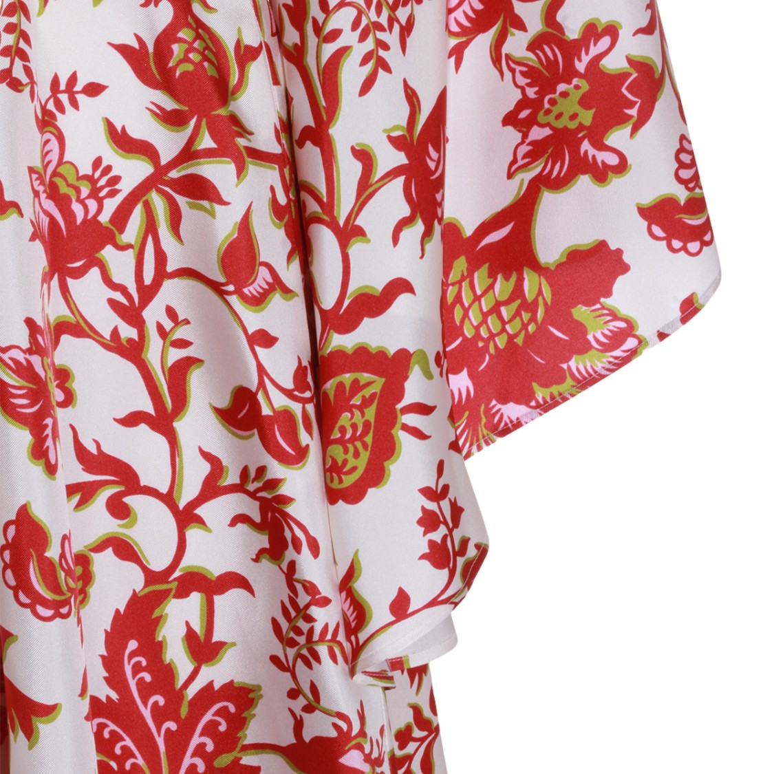 Etro Floral Mini Dress With V-Neckline