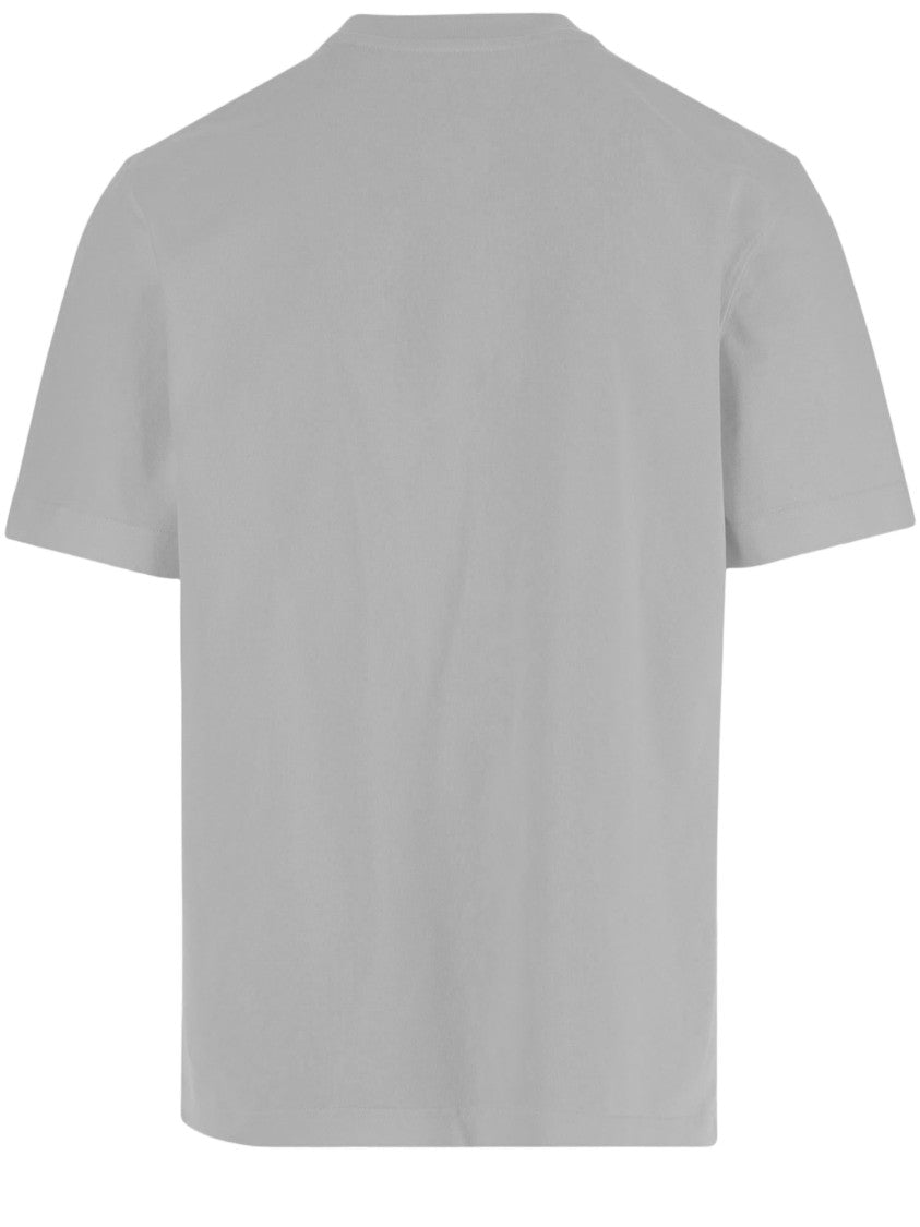 Jacquemus Grey Cotton Logo T-Shirt