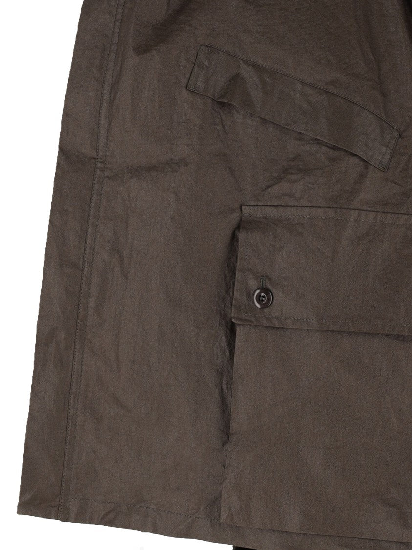 Lemaire Brown Water-Resistant Technical Linen Jacket