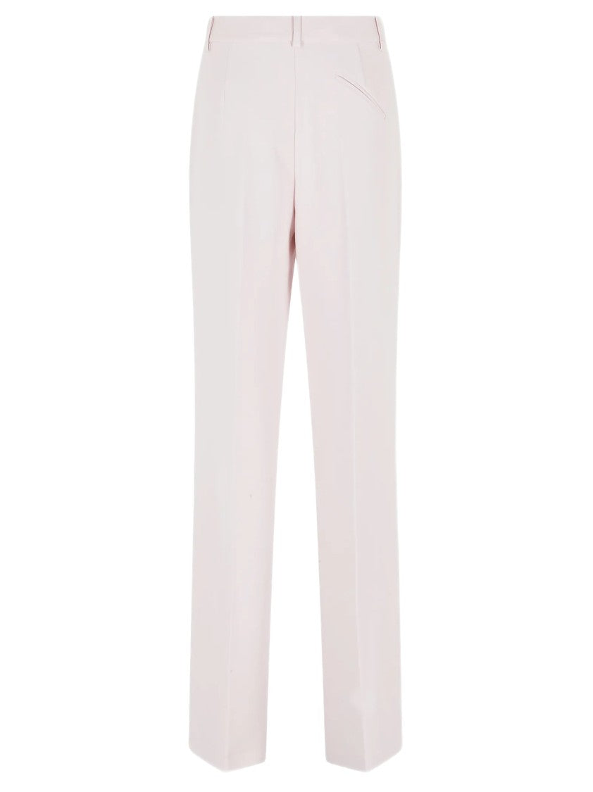 Federica Tosi Tailored Pink Trousers With Hidden Closure And Minimalist Design
