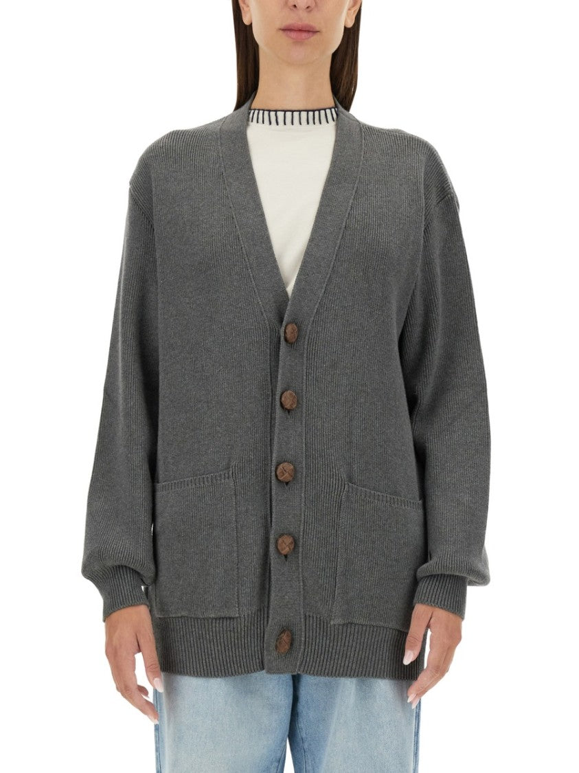 Golden Goose Oversized Grey Cardigan