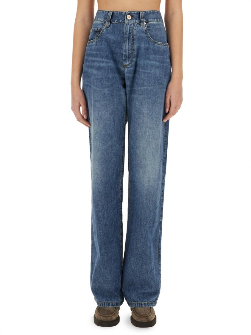 Brunello Cucinelli "Wide-Leg" Jeans