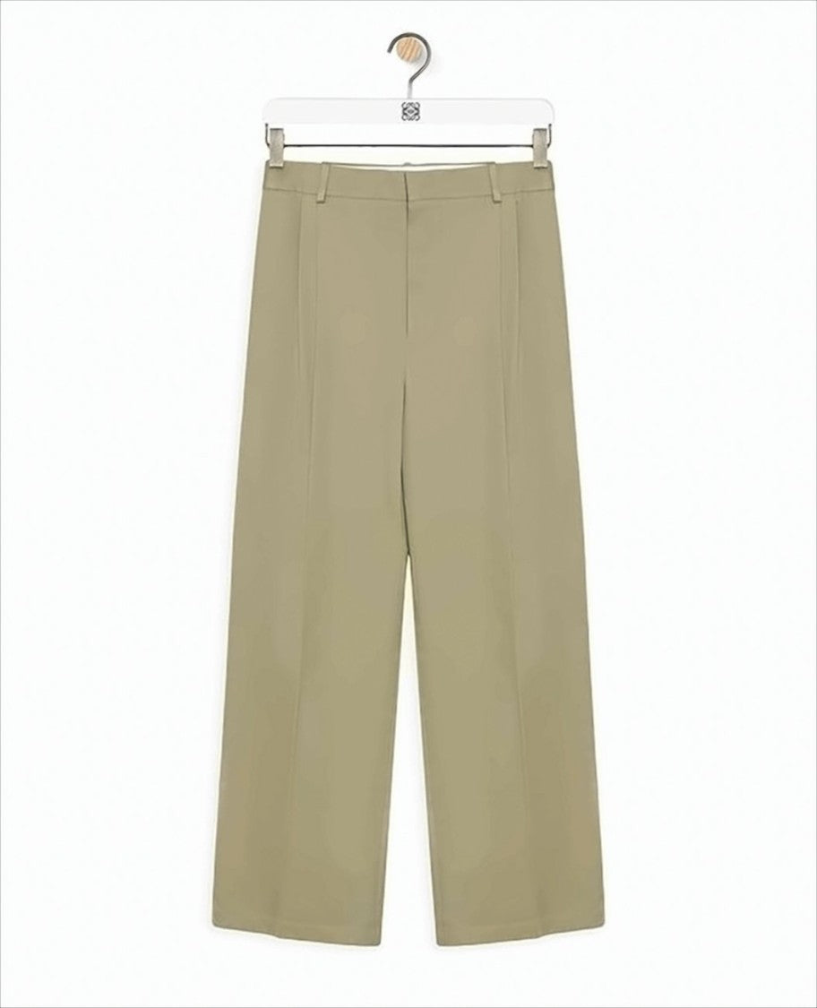 Loewe Straight Pants With Mid-Rise Waist And Belt Loops
