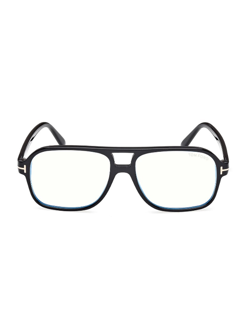 Tom Ford Rectangular Optical Frames With Metallic Detail