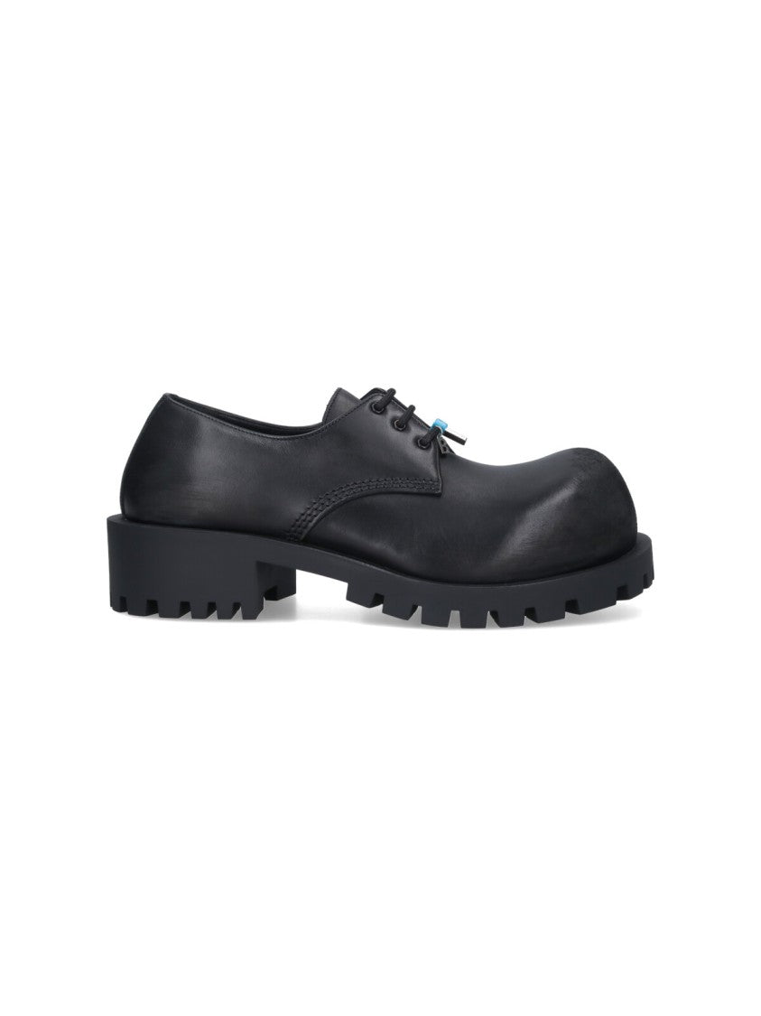 Balenciaga "Hummer" Derby Shoes Black