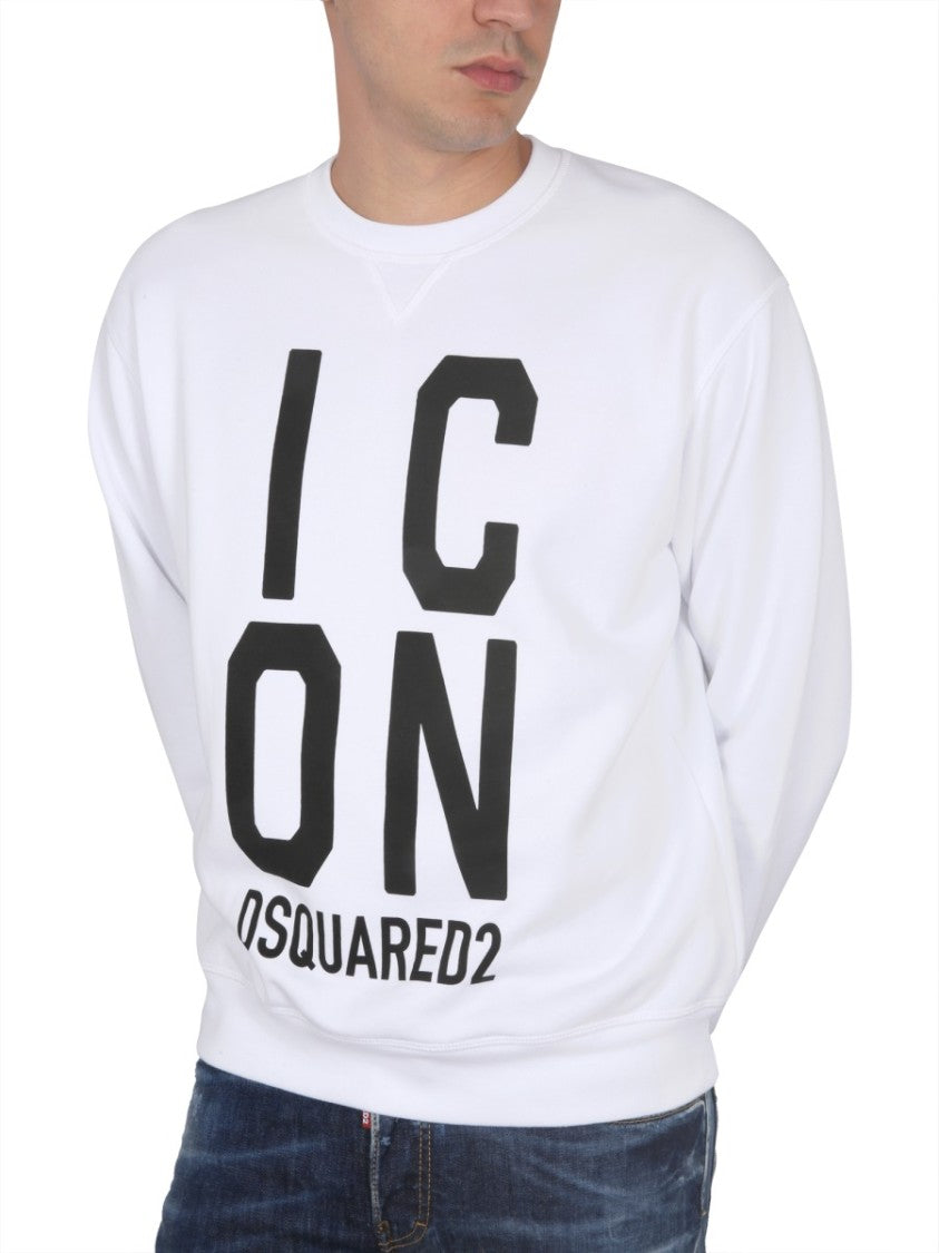 Dsquared2 Logo-Embellished Cotton Sweatshirt