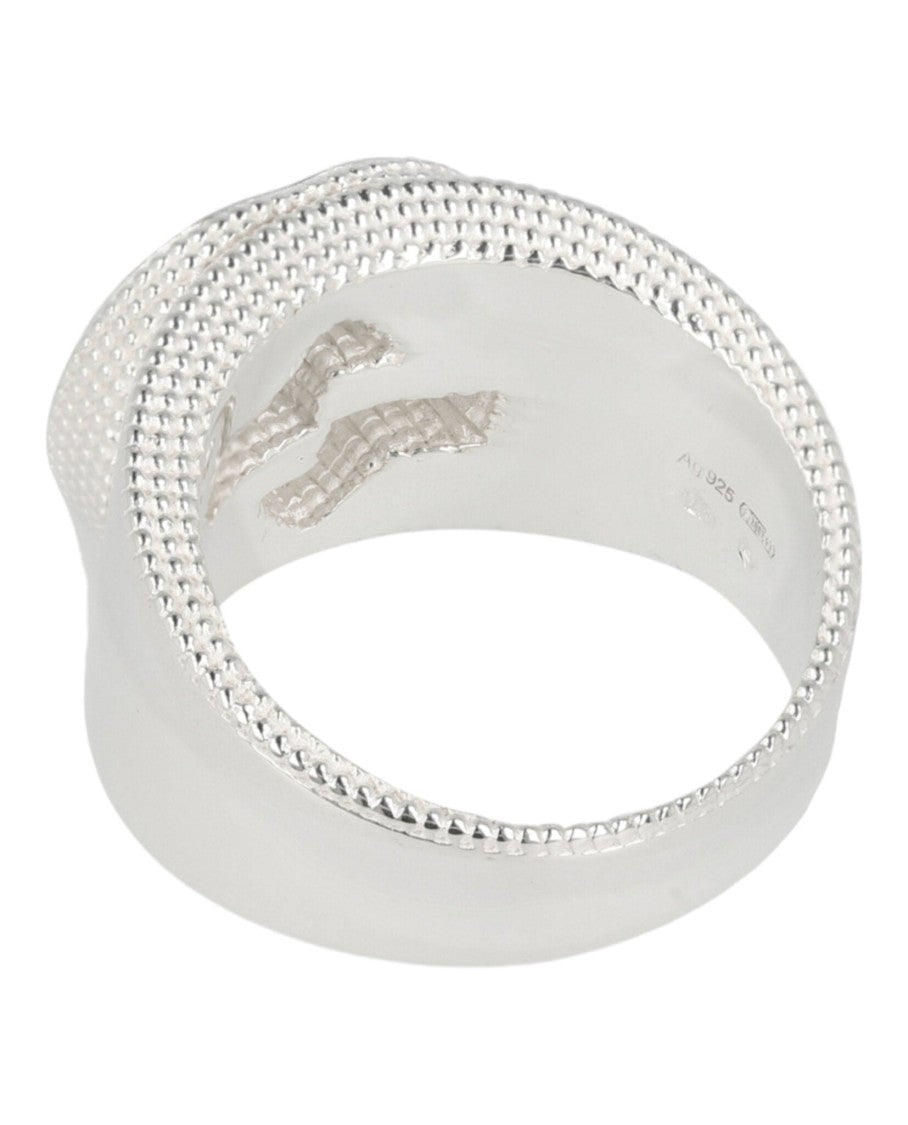 Gucci Sterling Silver Interlocking G Ring