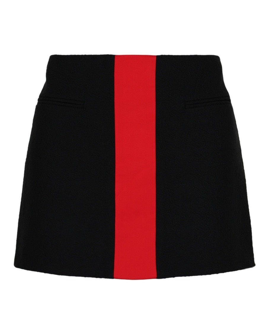 Ferragamo Contrasting-Panel Mini Skirt