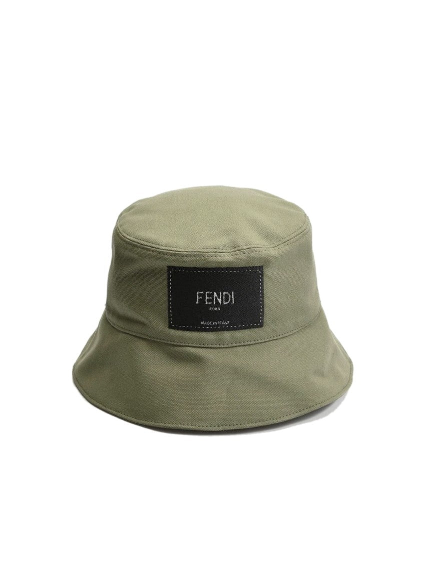 Fendi Logo Tag Bucket Hat