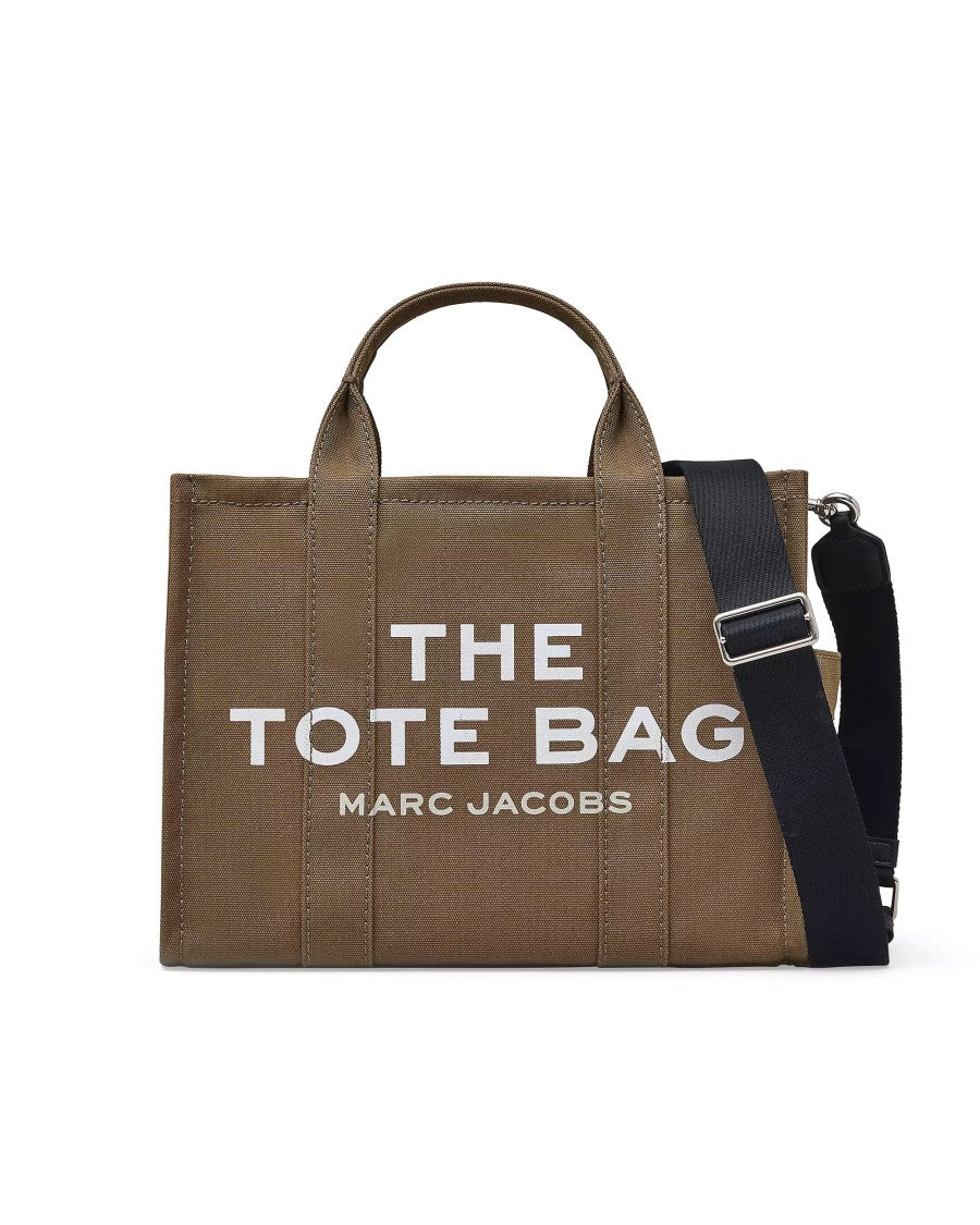 Marc Jacobs The Medium Tote Bag In Slate Green Canvas