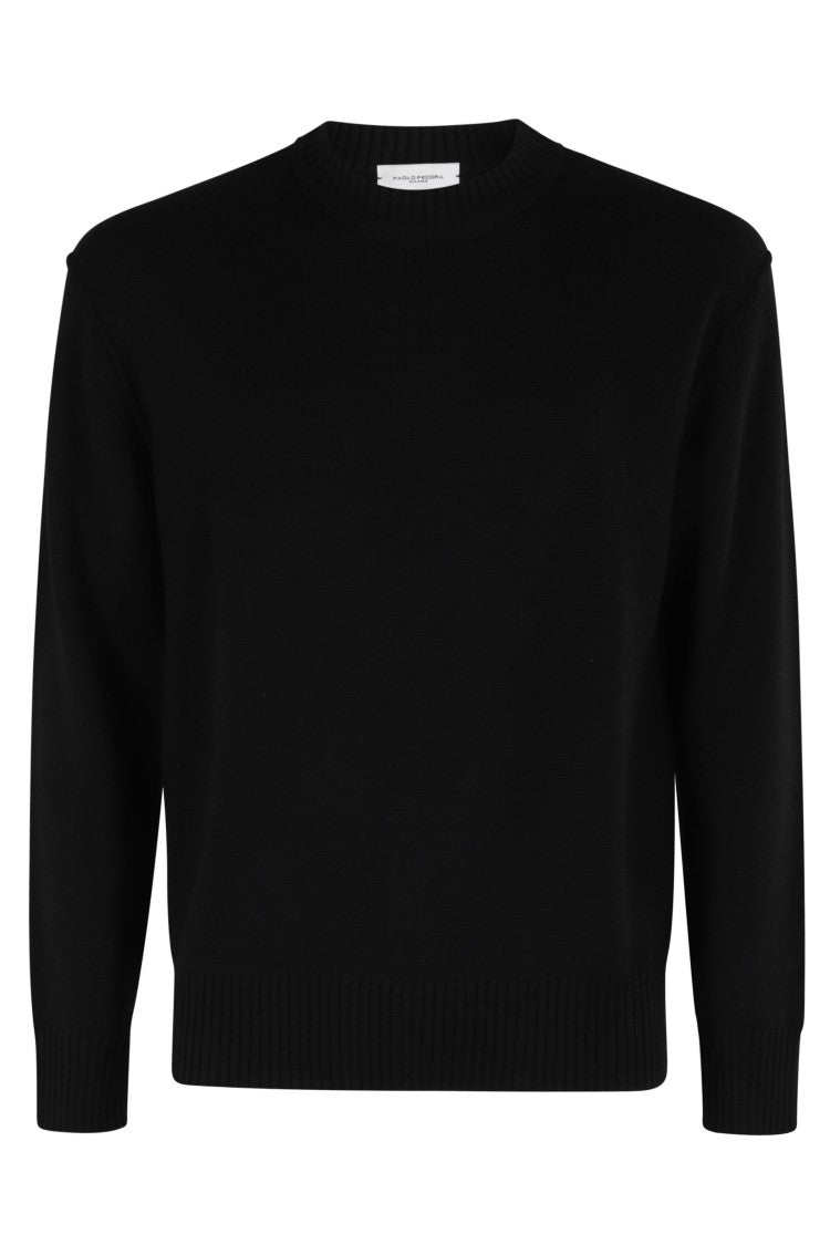 Paolo Pecora Crew Neck Knit Sweater