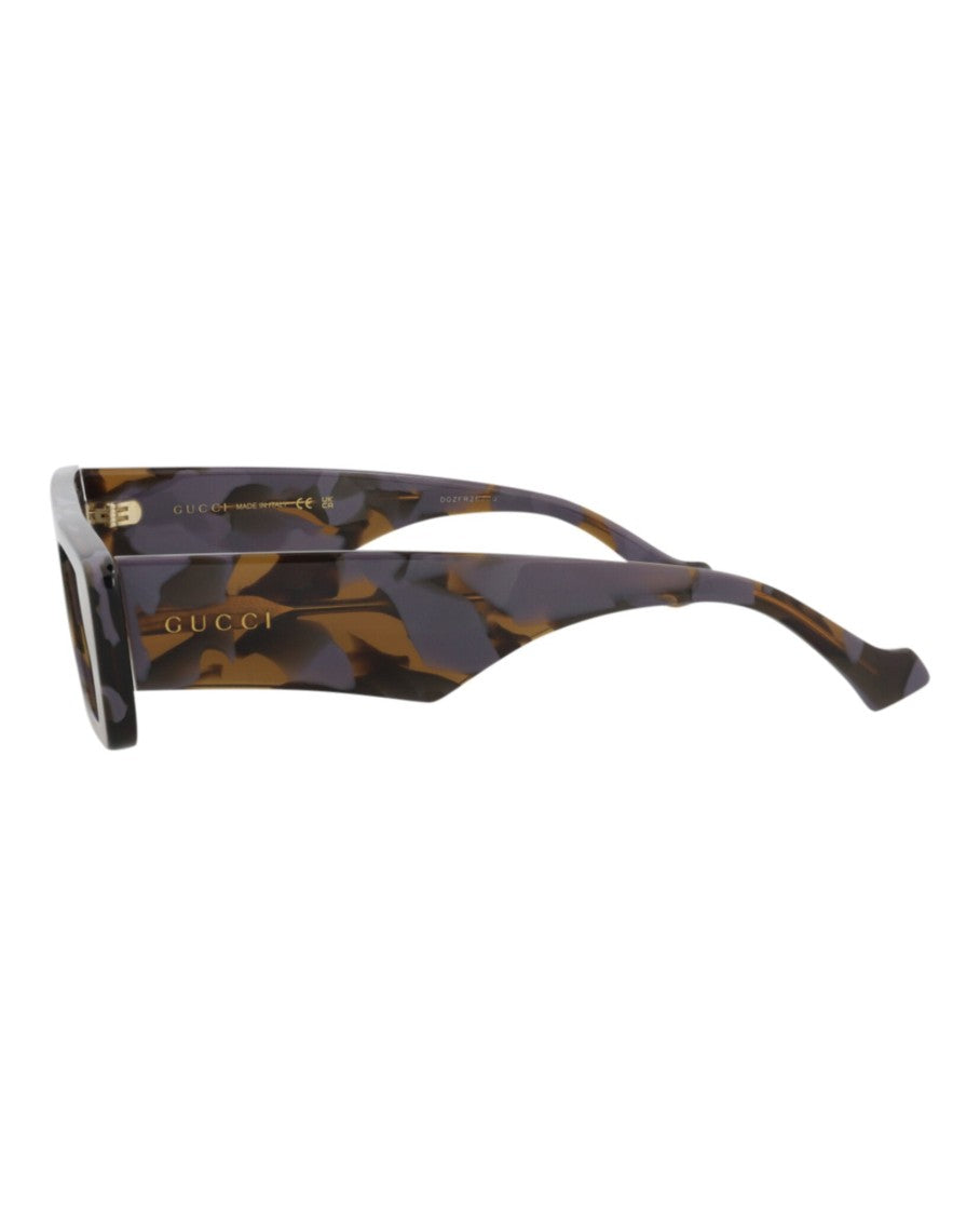 Gucci Square-Frame Recycled Acetate Sunglasses