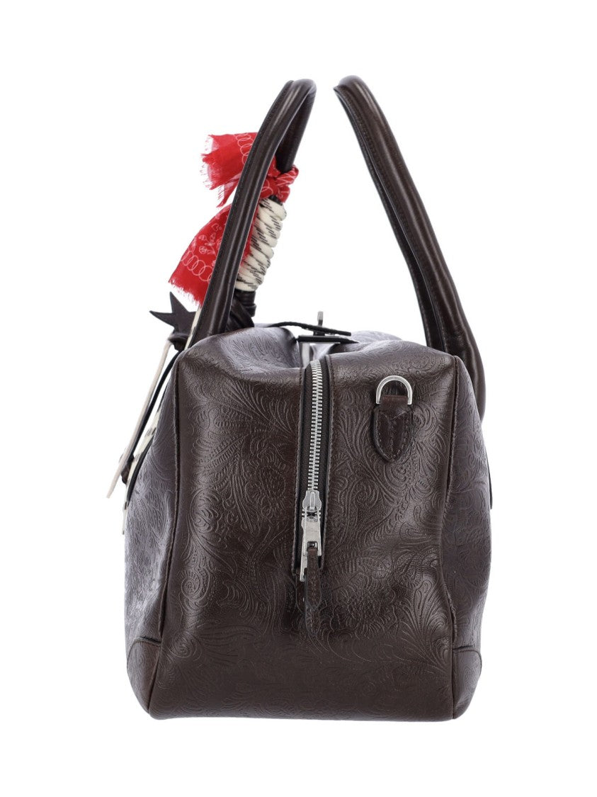 Golden Goose Brown Vita Medium Calfskin Tote Bag