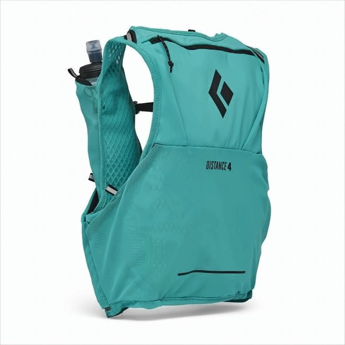 Black Diamond Turquoise Lightweight Sports Vest With Zippered Pockets And Adjustable Straps