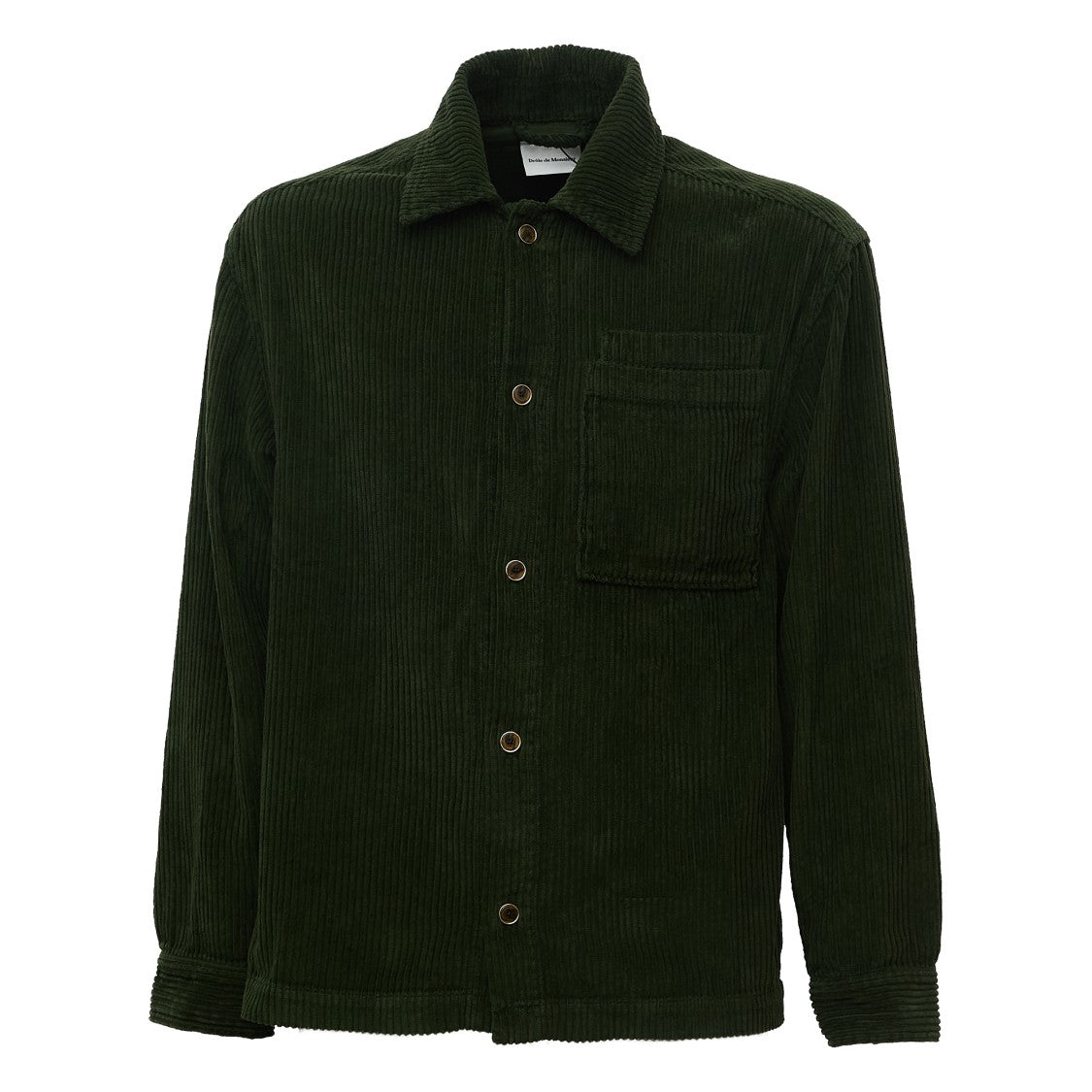 Drôle De Monsieur Ribbed Texture Corduroy Overshirt
