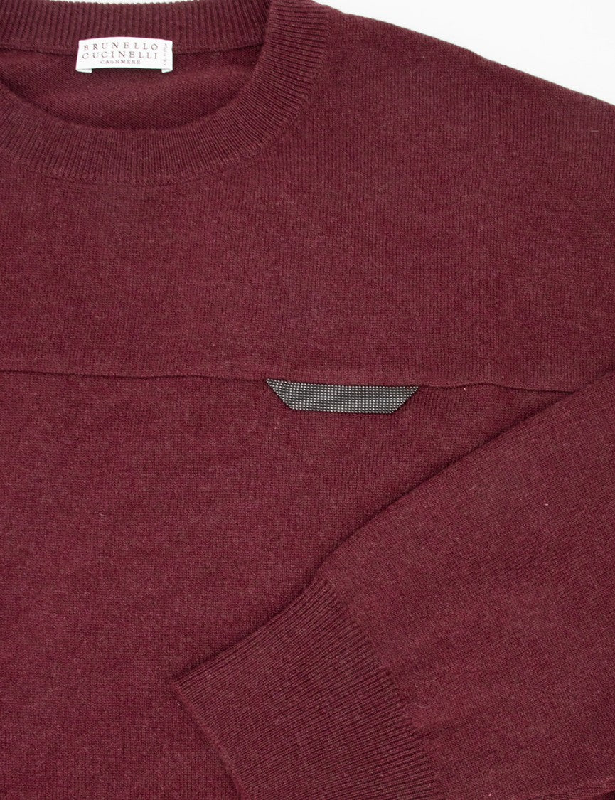 Brunello Cucinelli Lightweight Cashmere Sweater With Relaxed Fit