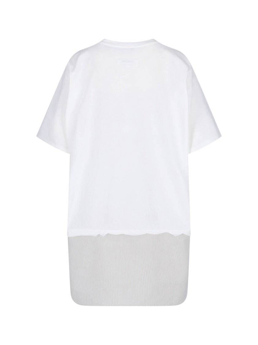 Mm6 By Maison Margiela Flowing Minimalist White Dress