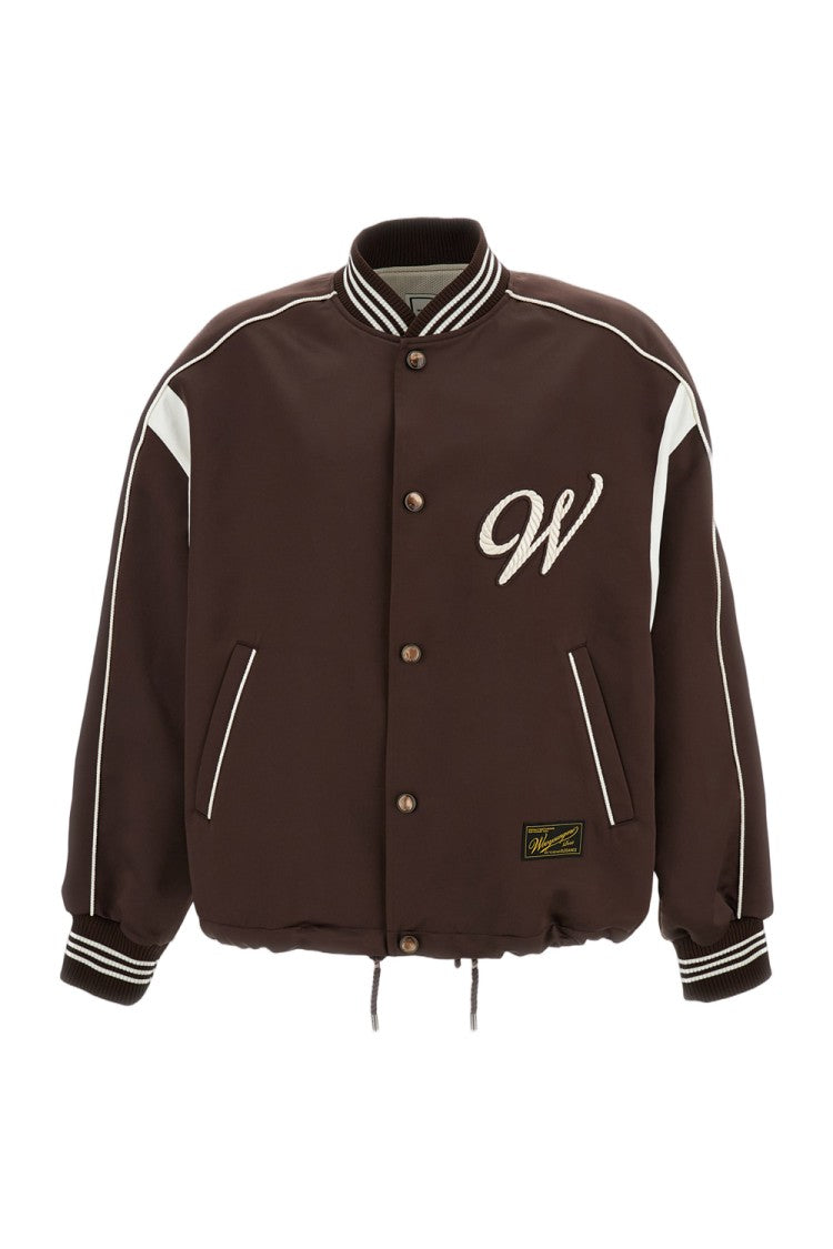 Wooyoungmi Logo Baseball Jacket
