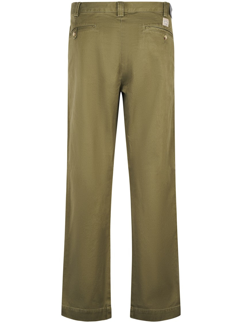 Polo Ralph Lauren Flat Front Casual Trousers With Straight Fit Silhouette