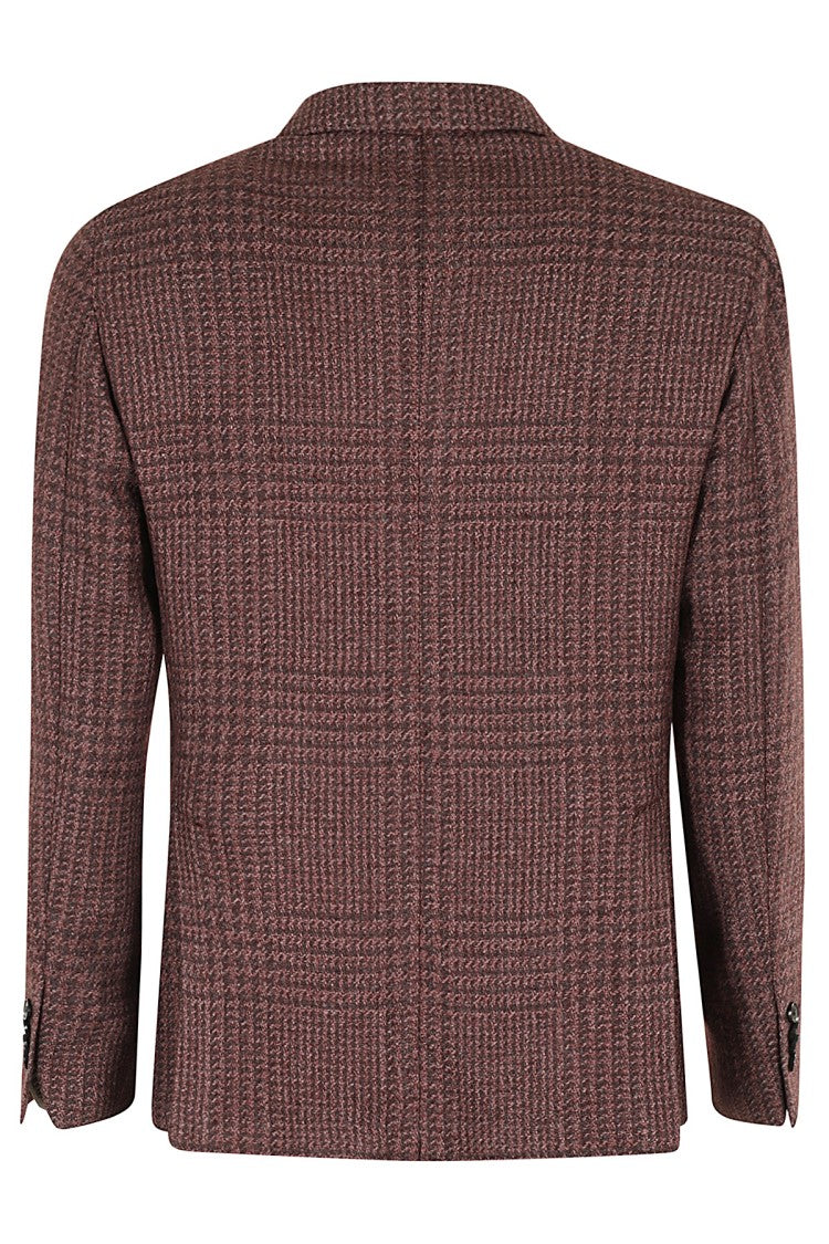 L.B.M. Garment Dyed Wool Jacket Prince Of Wales