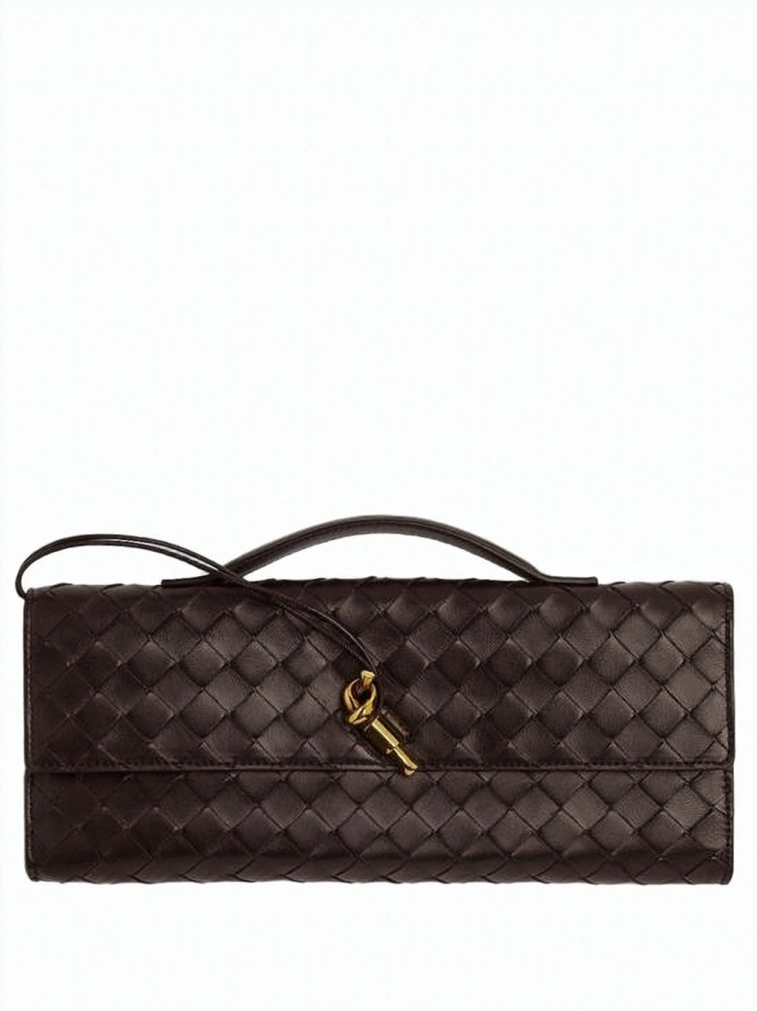 Bottega Veneta Rectangular Woven Lambskin Tote Bag