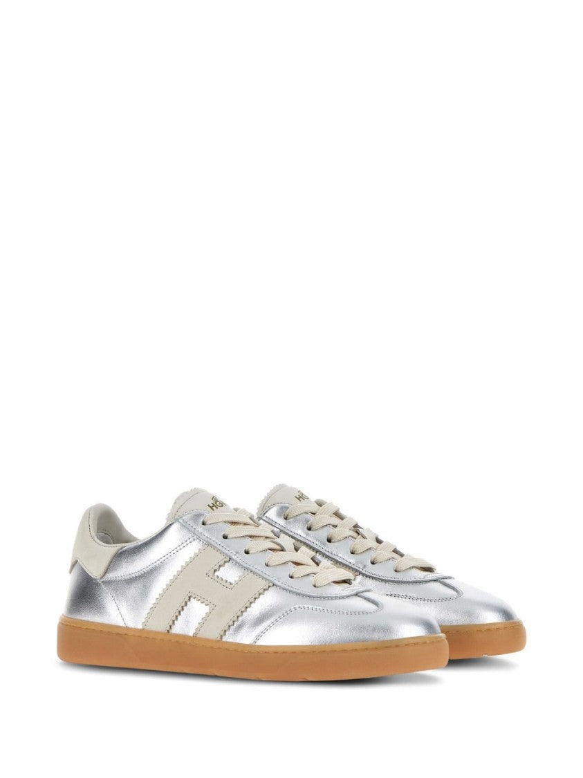 Hogan Silk And Nylon Perforated Toebox Sneakers