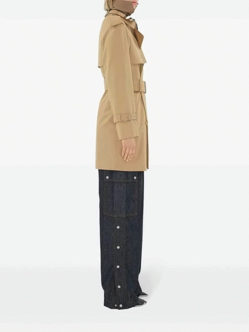 Burberry Double-Breasted Cotton Gabardine Trench Coat