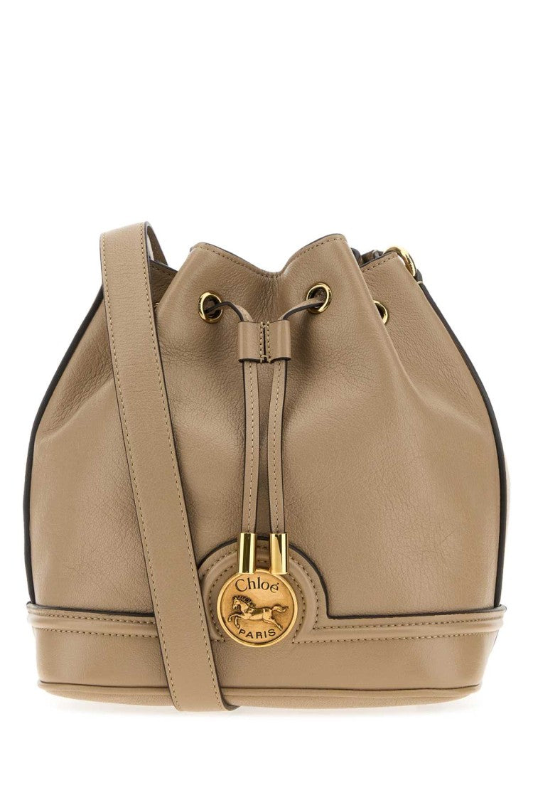 Chloé Cappuccino Leather Bucket Bag