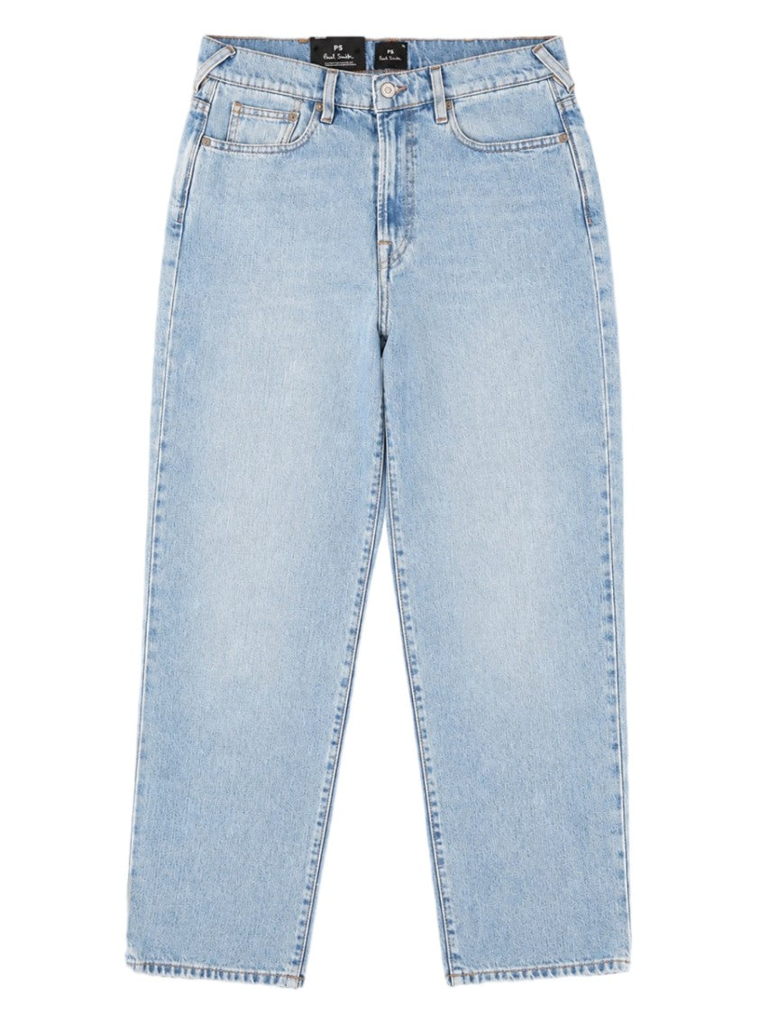 Ps Paul Smith Light-Wash Relaxed Fit Organic Cotton Jeans