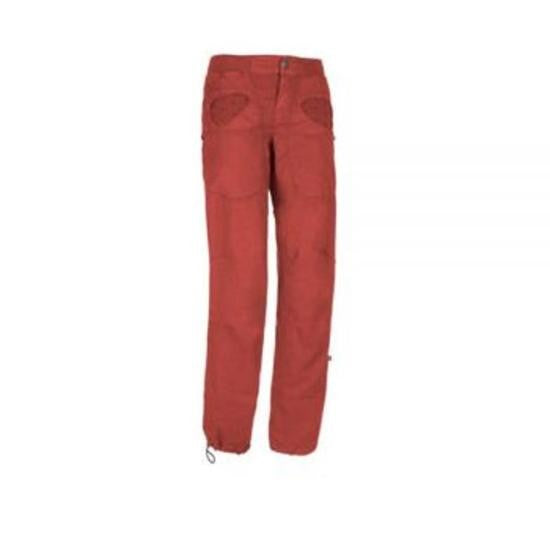E9 Relaxed Fit Straight Pants With Textured Fabric