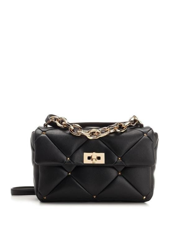Valentino Garavani Quilted Lambskin Crossbody Bag With Gold-Tone Chain Strap