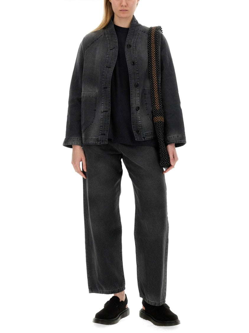 Ymc "Silver" High-Waisted Jeans