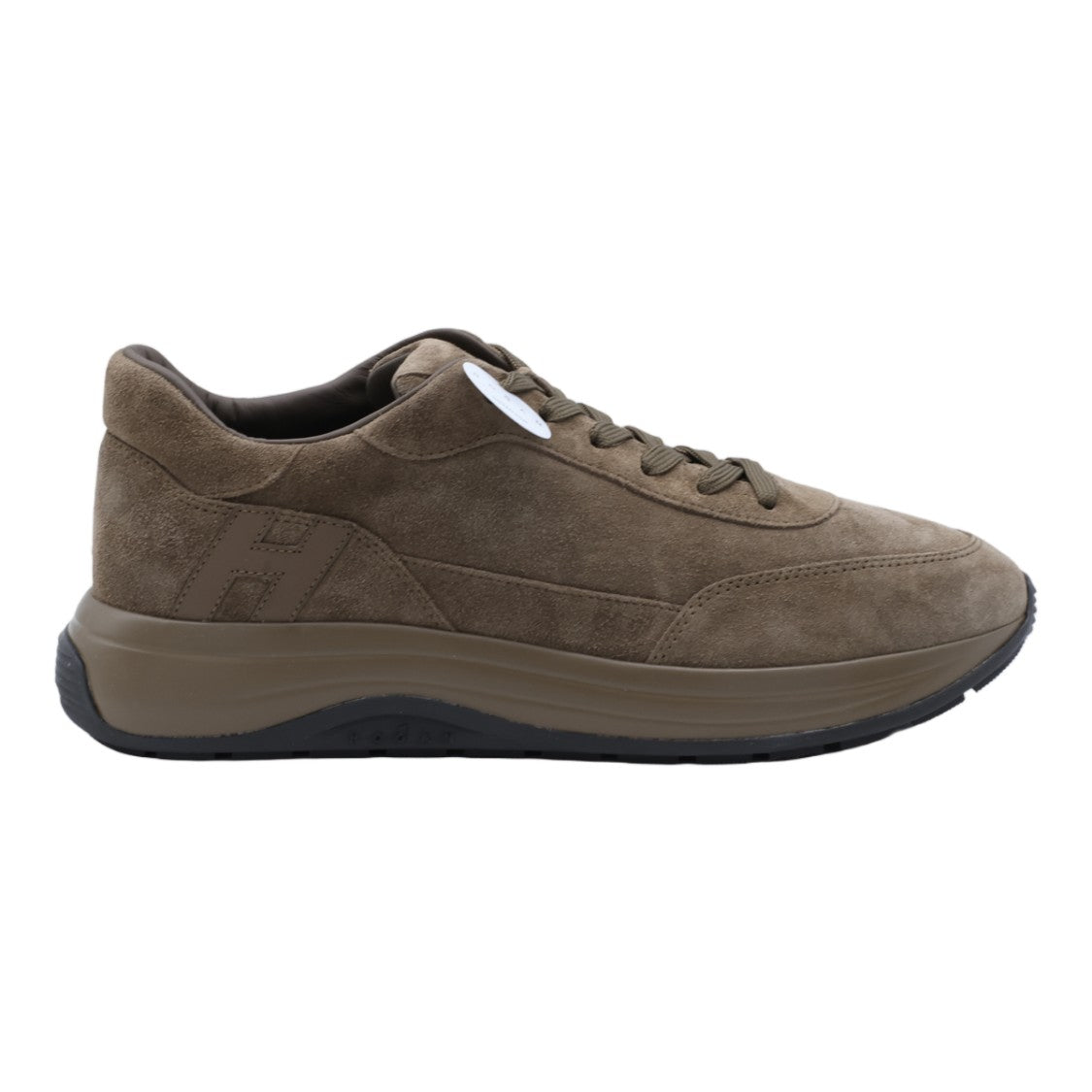 Hogan Suede Embossed-Logo Low-Profile Sneakers