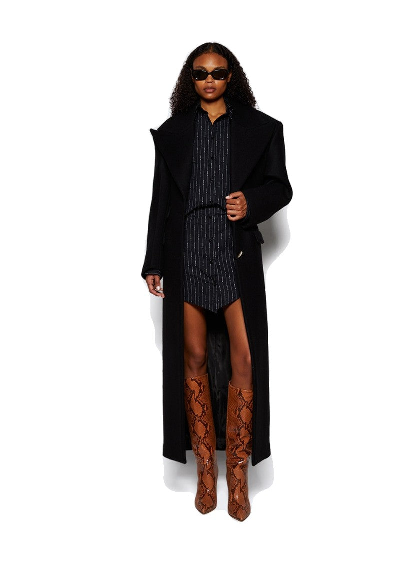 The Attico Sylvie Mini Dress Black And White