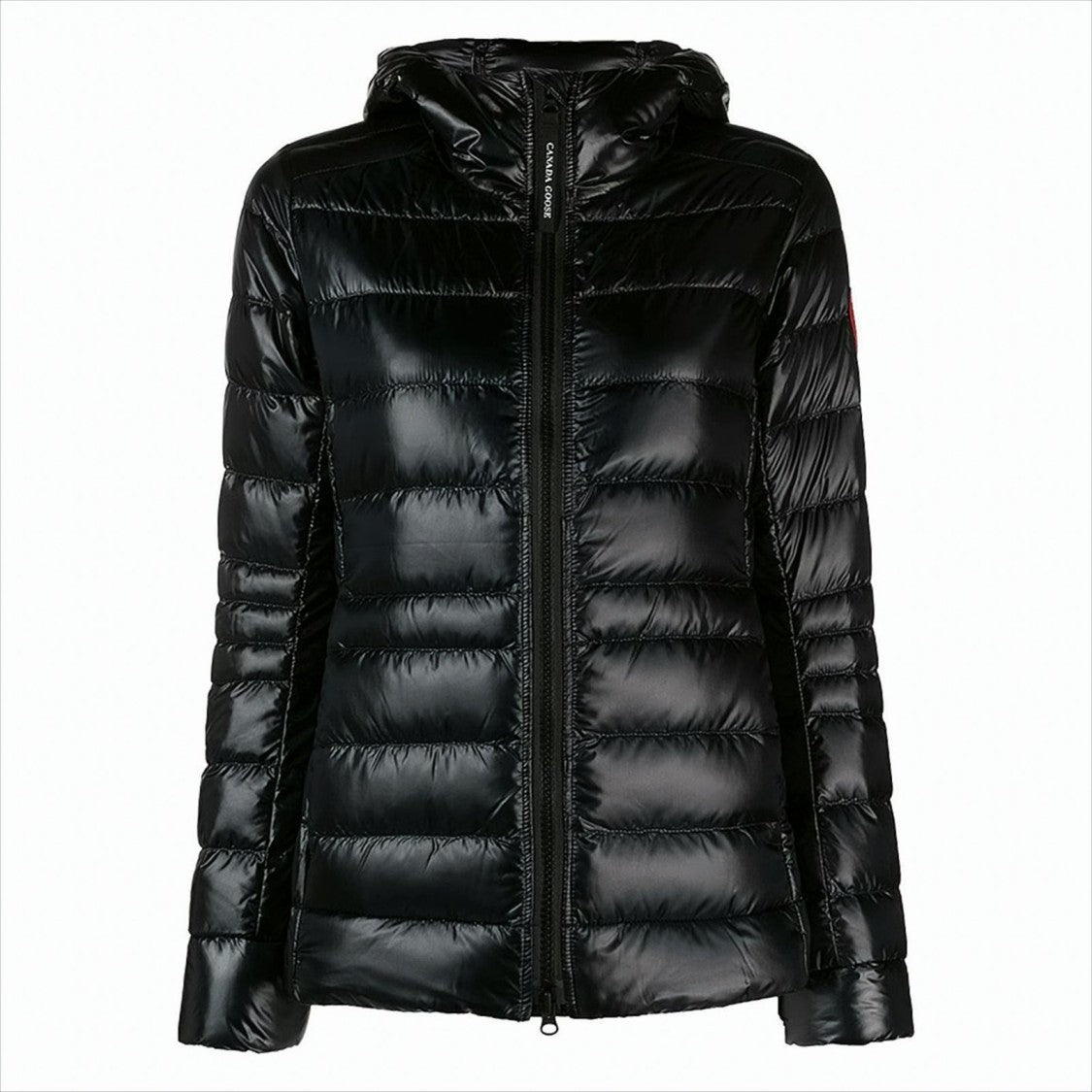 Canada Goose Glossy Quilted Short Padded Jacket With Hood