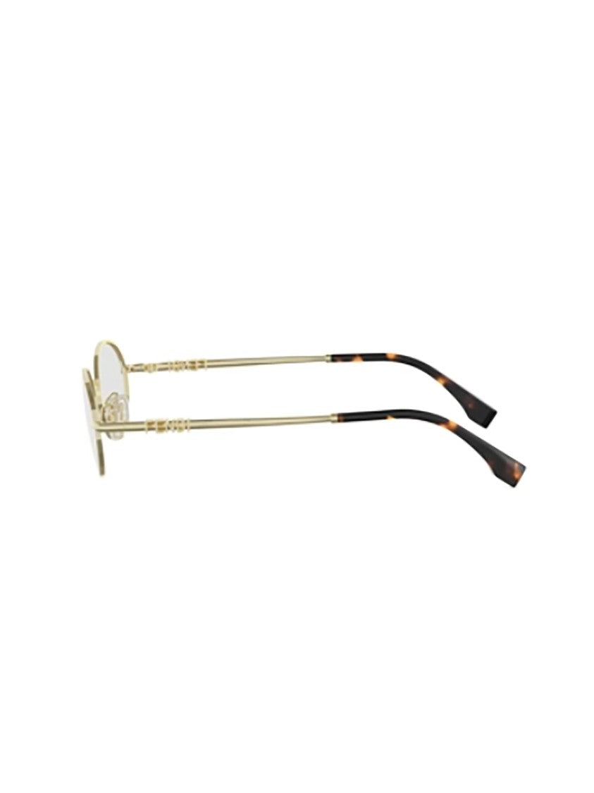 Fendi Gold Fe50140u Slim Oval Frames