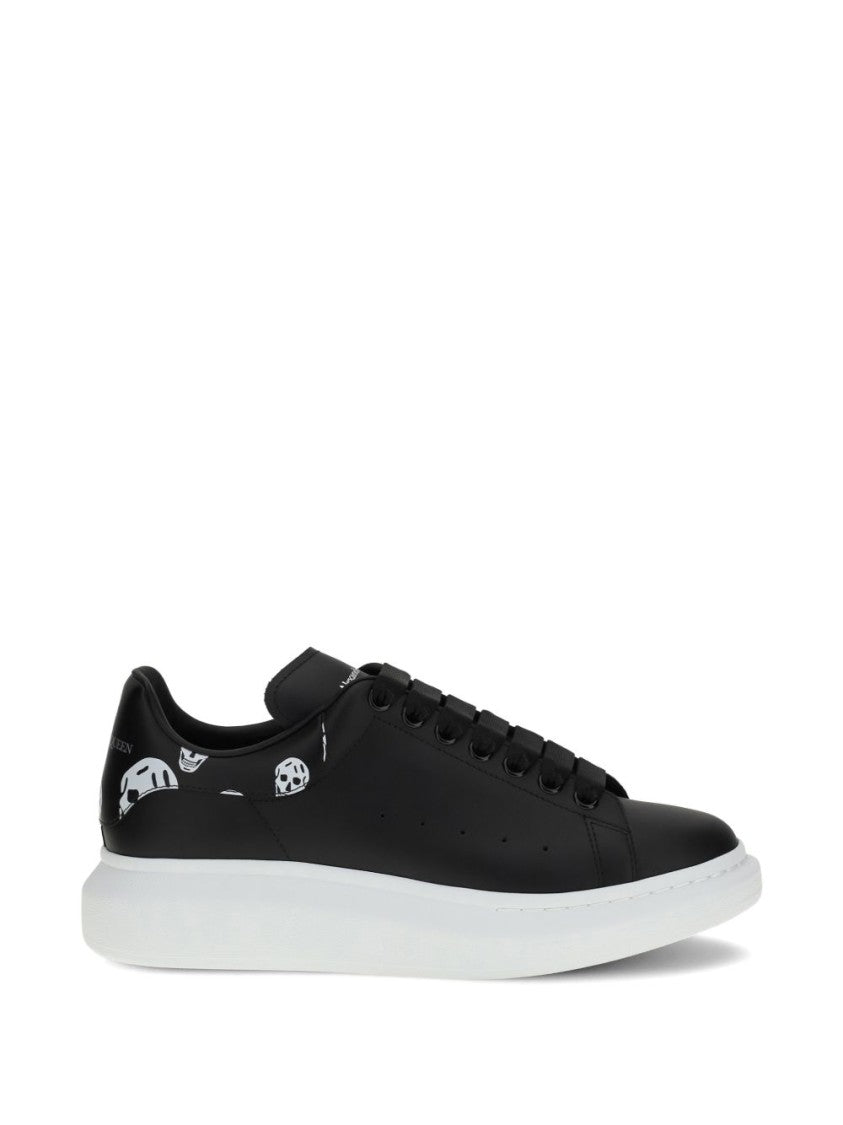 Alexander Mcqueen White Oversized Contrasting Heel Sneakers