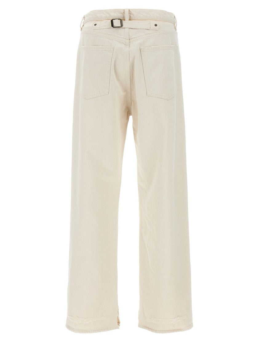 Maison Margiela Distressed Cotton Denim Jeans