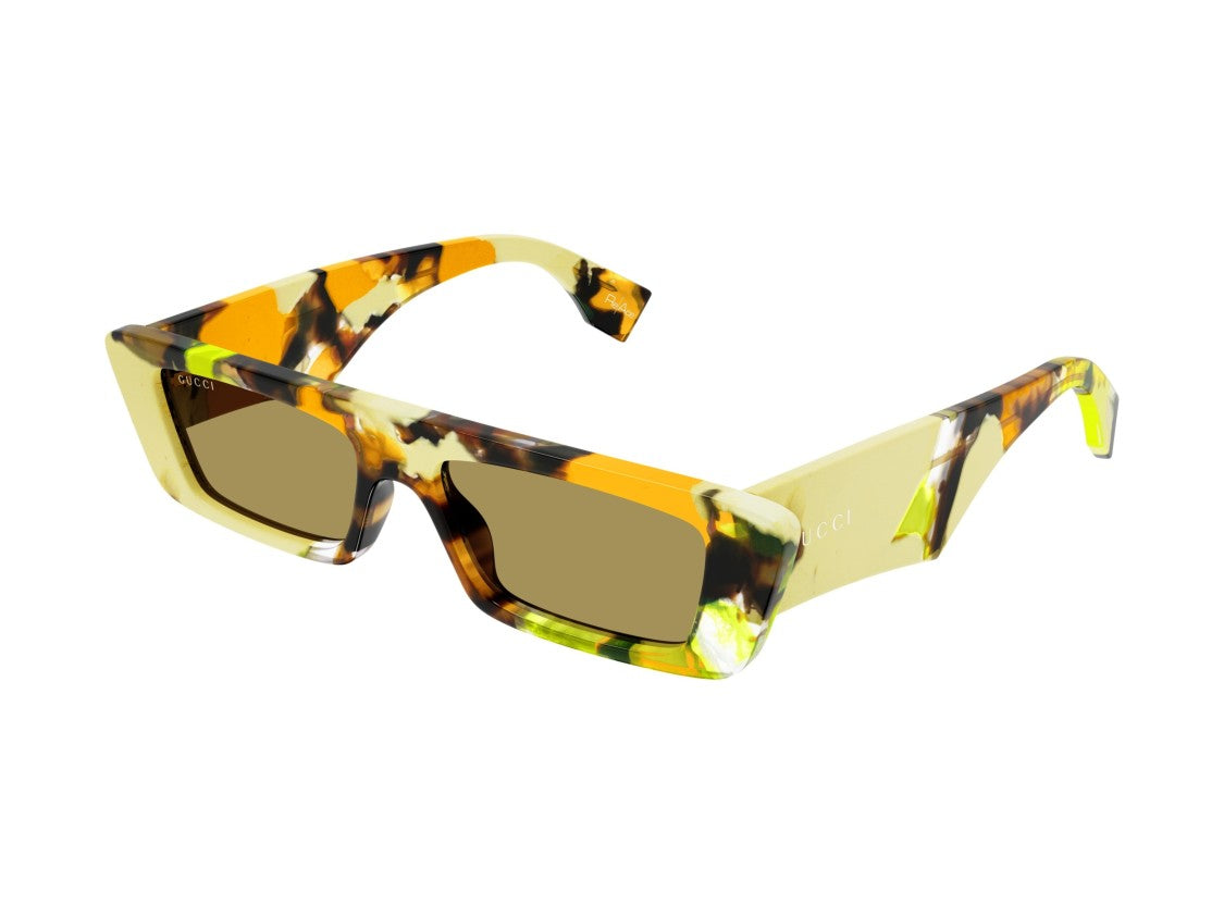 Gucci Gg1625s Tortoiseshell Rectangular Sunglasses