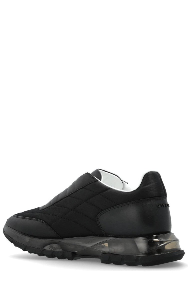 Givenchy Quilted Black Sneakers With Translucent Sole