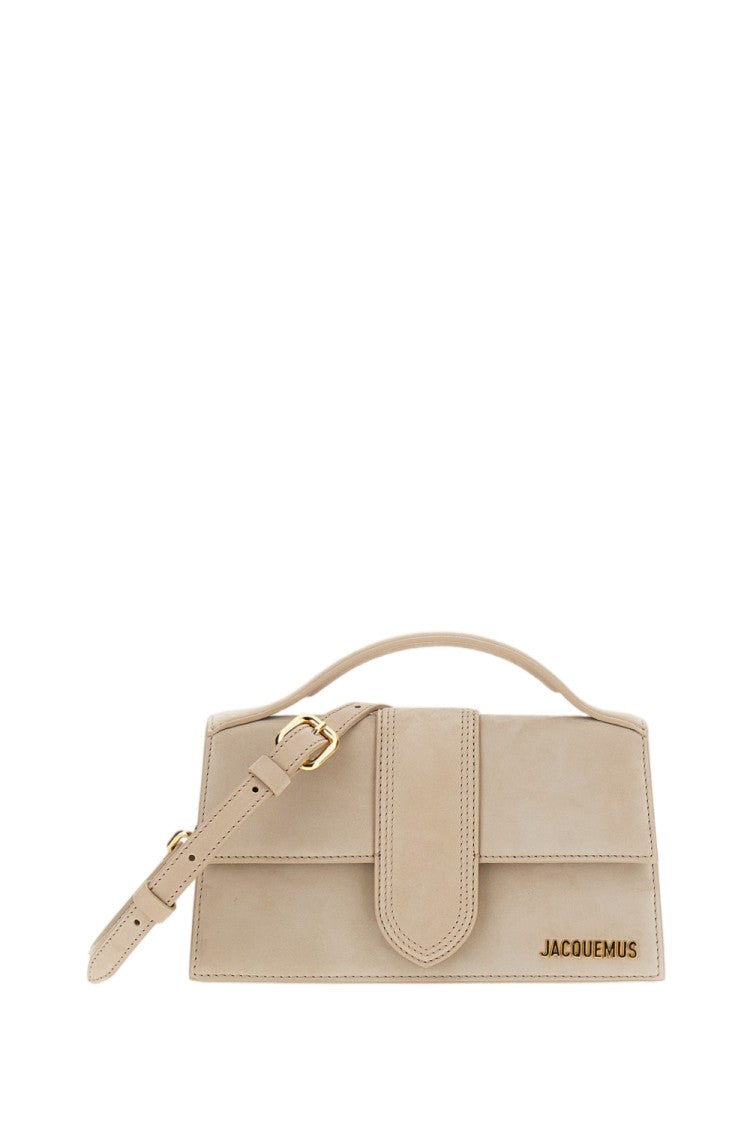 Jacquemus Beige Le Grand Bambino Suede Shoulder Bag