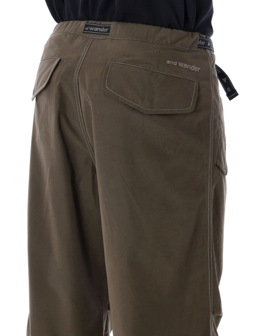 And Wander High Count Cloth Side Zip Hem Pants