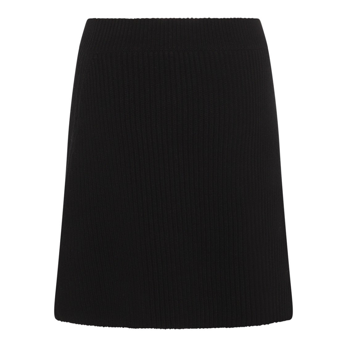 Jil Sander Black Cotton Skirt