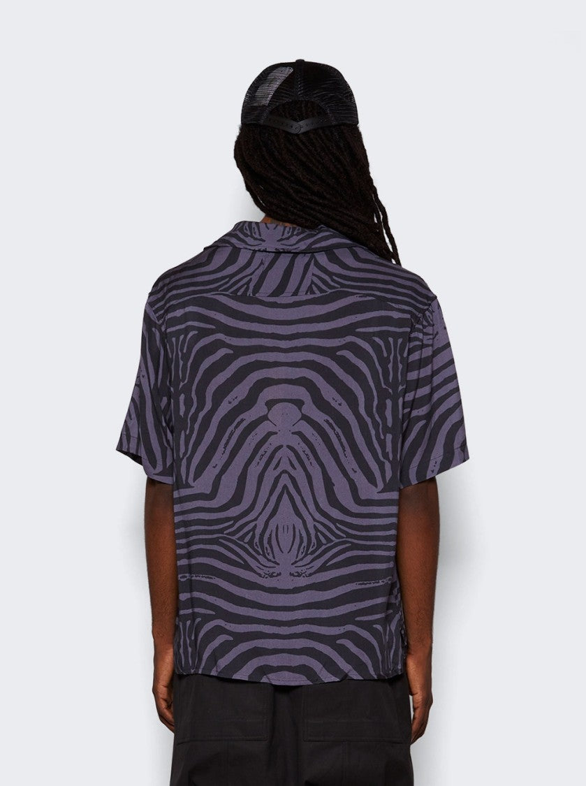 Rhude Short Sleeve Zebra Shirt