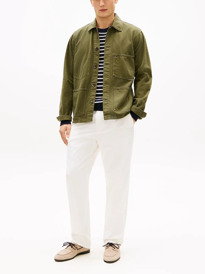 Tommy Hilfiger Boxy Flag Detail Workwear Jacket
