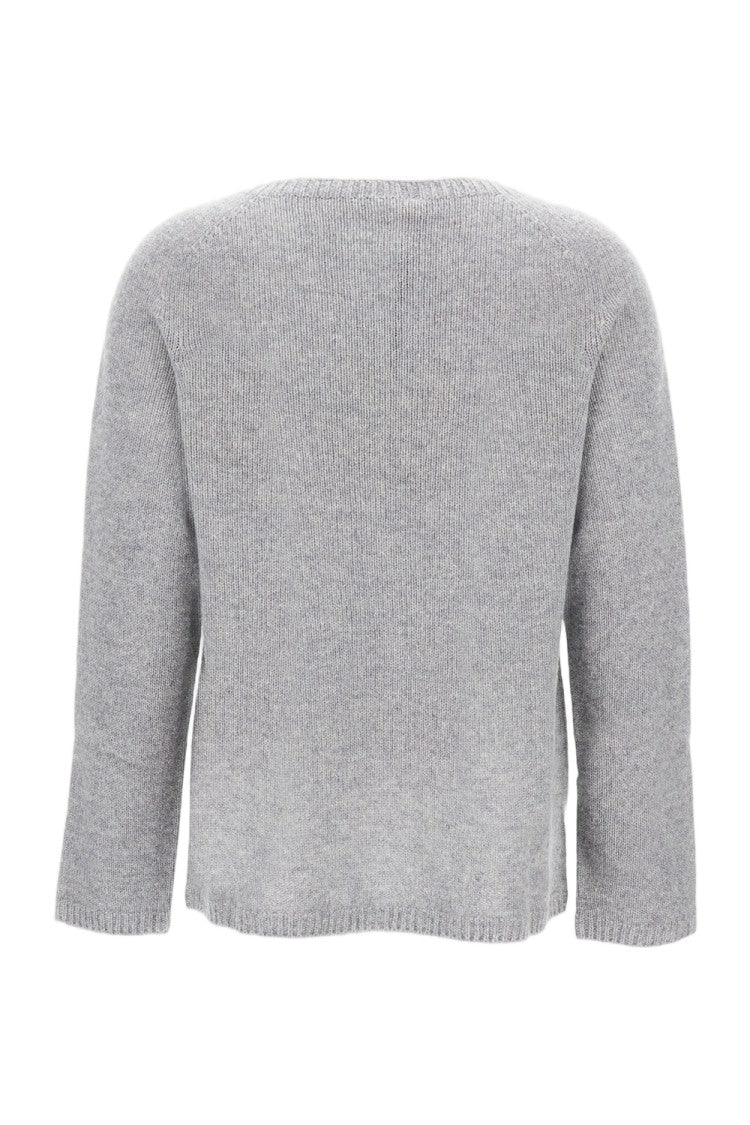 Max Mara Crew Neck Cashmere Blend Pullover