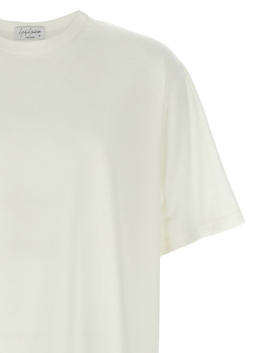 Yohji Yamamoto Combed Cotton T-Shirt With Relaxed Fit