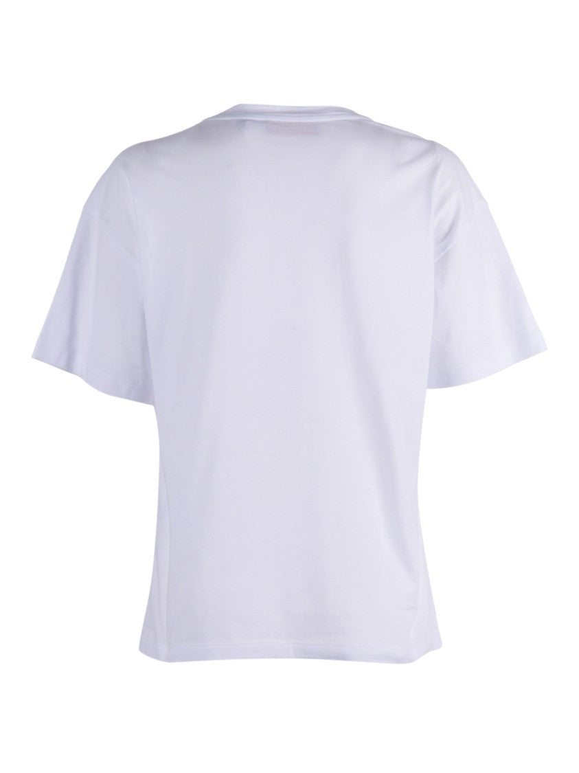 Ermanno Scervino White Short Sleeve Embroidered T-Shirt