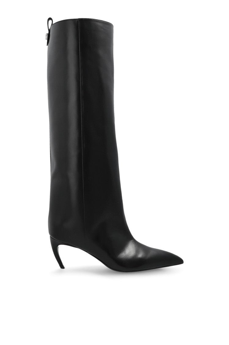 The Attico `Lea` Leather Boots